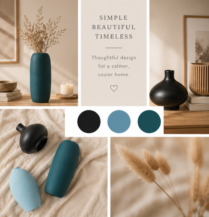 Modern Artisan Ceramic Vase Collection