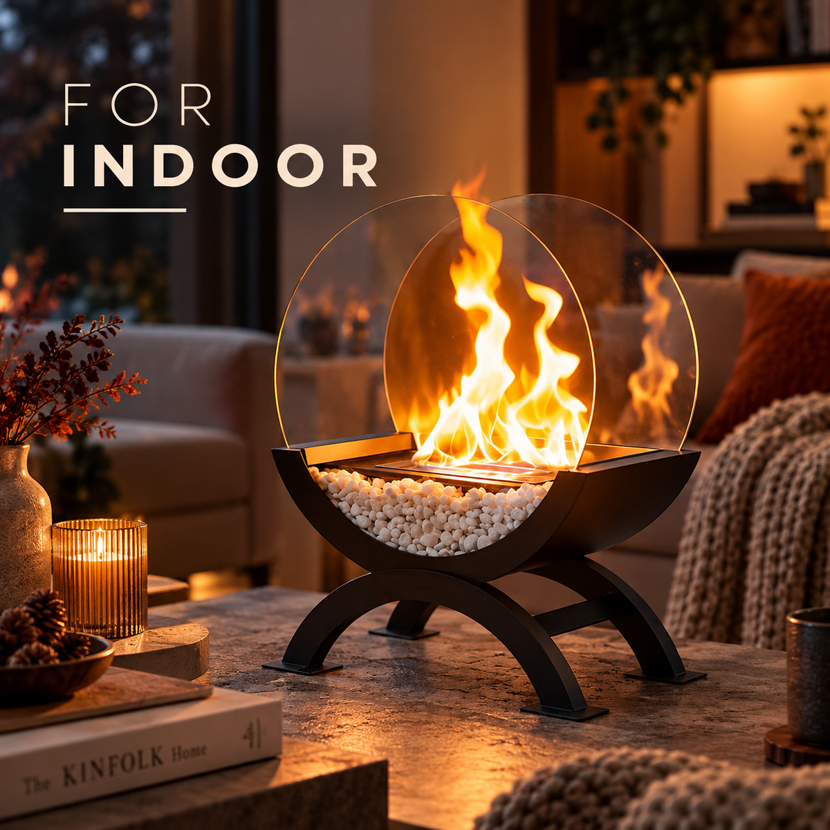 EmberGlow Tabletop Fireplace