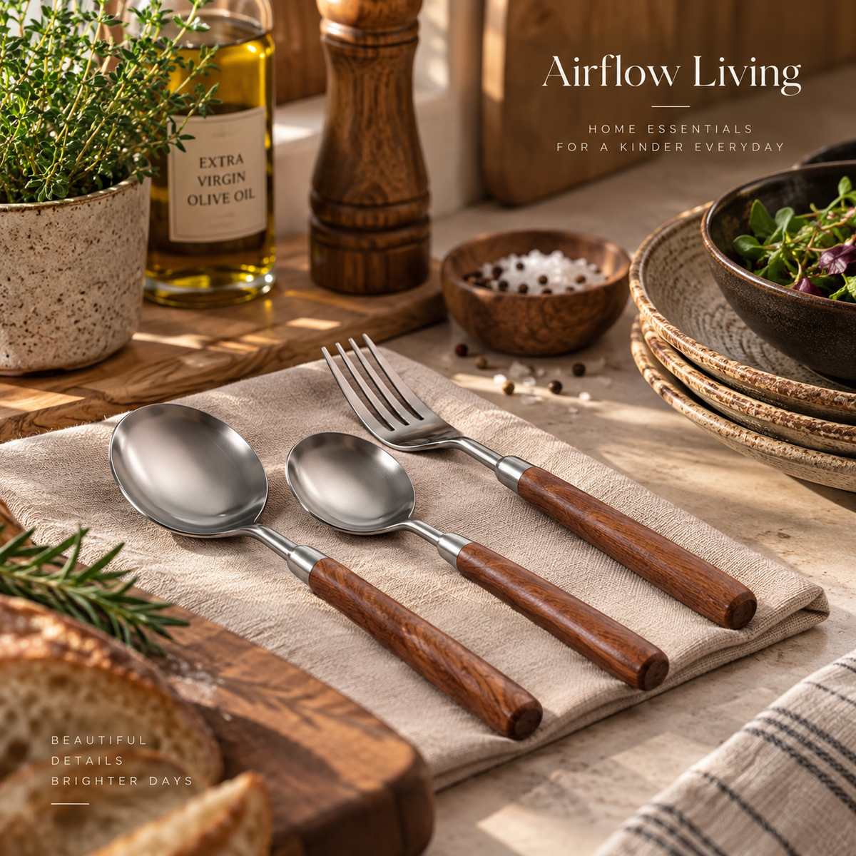 Hearthwood Stainless Steel Cutlery Collection