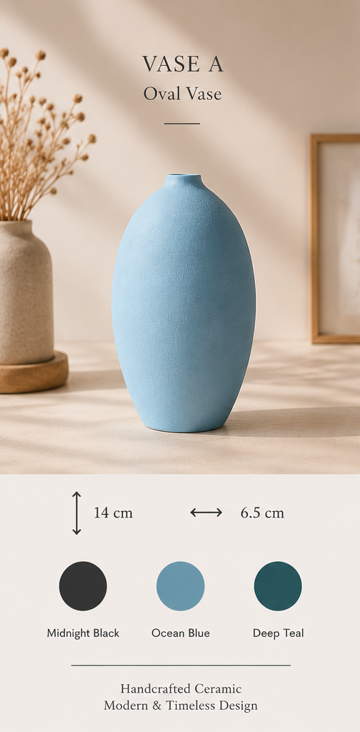 Modern Artisan Ceramic Vase Collection
