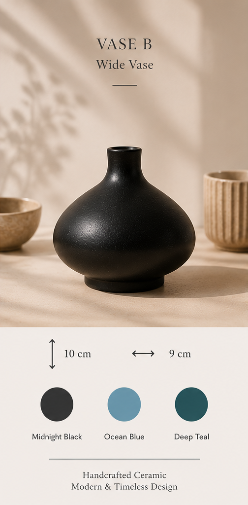 Modern Artisan Ceramic Vase Collection